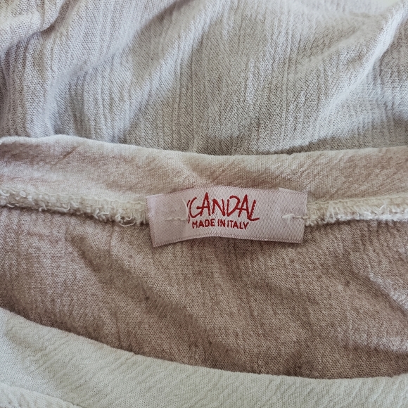 Scandal Boho Mauve Flowy Italian tunic - Picture 3 of 5